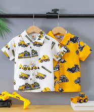 Load image into Gallery viewer, Excavator Button-up  Shirt