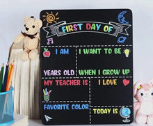 Load image into Gallery viewer, First Day of School Reusable Sign