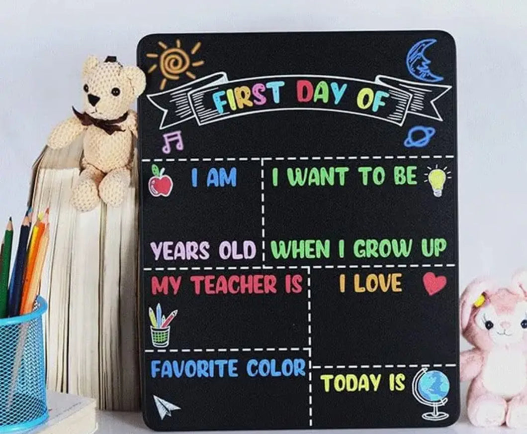 First Day of School Reusable Sign