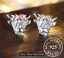 Load image into Gallery viewer, Sterling Silver Cow Posts