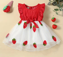 Load image into Gallery viewer, Red Strawberry Dress