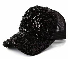 Load image into Gallery viewer, Chunky Sequin baseball cap