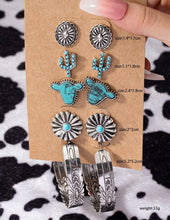Load image into Gallery viewer, Turquoise earrings sets