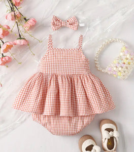 Checkered Summer Romper