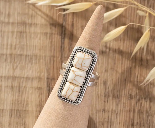 Inlaid Stone Ring