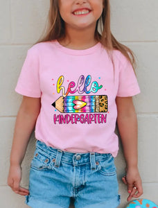 Hello Kindergarten Tee