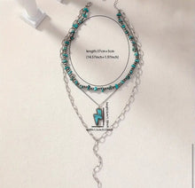 Load image into Gallery viewer, Layered Lightening bolt necklaces