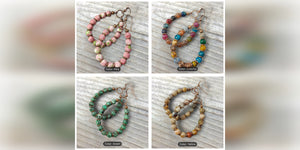 Natural Stone Hoops