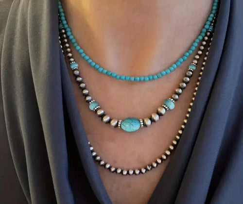 Vintage Navajo Bead Necklaces