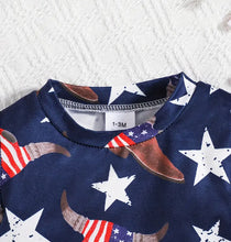 Load image into Gallery viewer, Independence Cowboy Romper