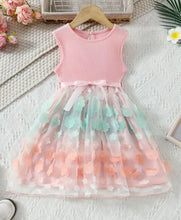 Load image into Gallery viewer, Flower Mesh Dress