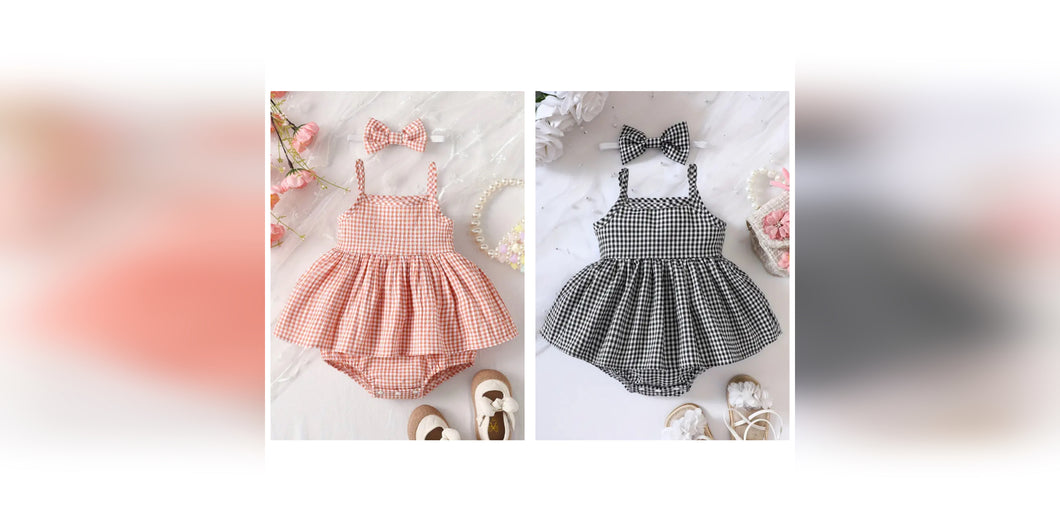 Checkered Summer Romper