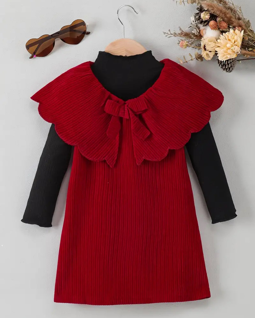 Turtle Neck Smock Dress