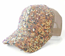 Load image into Gallery viewer, Chunky Sequin baseball cap