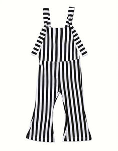 Beetlejuice Striped Romper