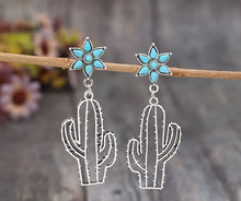 Load image into Gallery viewer, Hallow Cactus Earrings