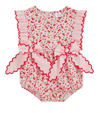 Load image into Gallery viewer, Cherry Bubble Romper