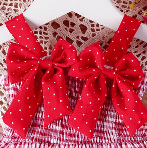 Strawberry Plaid Sundress