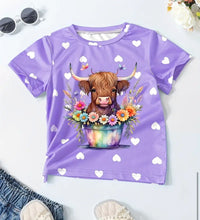 Load image into Gallery viewer, Flowers &amp; Cows Tee