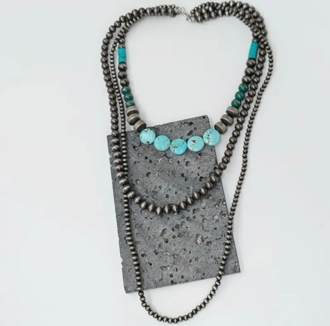 Layered Western Navajo Pearls