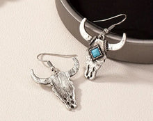 Load image into Gallery viewer, Bull Head Earrings