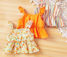 Load image into Gallery viewer, Summer ruffled tops(set)