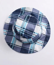 Load image into Gallery viewer, 3 pc. Boys Blue Checkered Short Outfits
