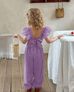 Ruffled Pant Romper