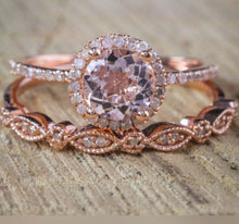 Load image into Gallery viewer, Rhinestone ring set