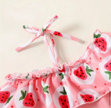 Load image into Gallery viewer, Ruffled Strawberry Swimsuit