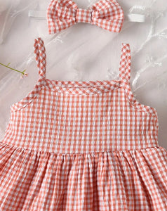 Checkered Summer Romper