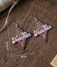 Load image into Gallery viewer, Lightening teacher earrings