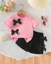 Load image into Gallery viewer, Bow Short Outfit