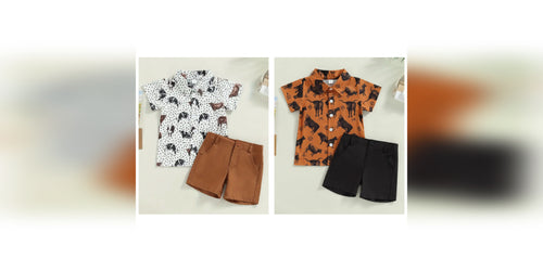 Boys Western Short Outfits