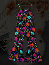 Load image into Gallery viewer, Glow-in-the-dark Pumpkin Jumpsuit