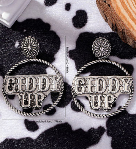 Oversized Giddy Up  hoops