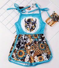 Load image into Gallery viewer, Sunflower Steer Romper