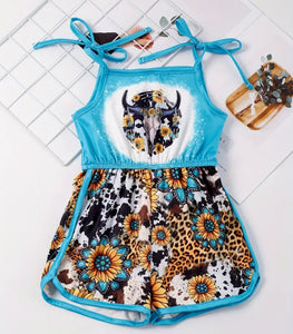 Sunflower Steer Romper