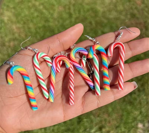Candy Cane Earrings