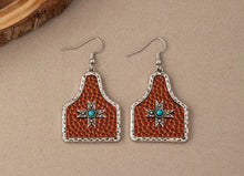Load image into Gallery viewer, Cattle tag Earrings