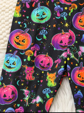 Load image into Gallery viewer, Glow-in-the-dark Pumpkin Jumpsuit