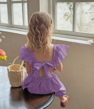 Load image into Gallery viewer, Ruffled Pant Romper