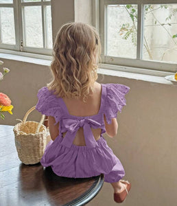 Ruffled Pant Romper