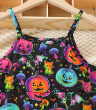 Load image into Gallery viewer, Glow-in-the-dark Pumpkin Jumpsuit