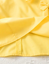 Load image into Gallery viewer, Yellow Side Bow Dress