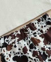 Load image into Gallery viewer, Moody Fringe Cow Outfit