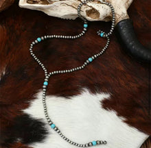Load image into Gallery viewer, Navajo sweater pearls