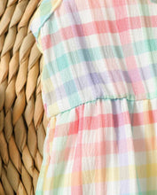 Load image into Gallery viewer, Pastel plaid Onesie