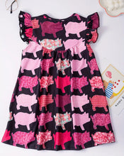 Load image into Gallery viewer, Frilly Sleeve Pig Dress