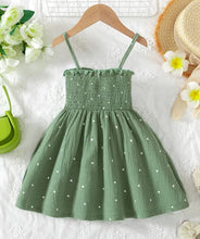Load image into Gallery viewer, Green Dot Dress